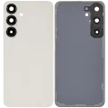 Back Cover Glass With Camera Lens For Samsung Galaxy S25 Plus 5G (No Logo) (Aftermarket Plus) (Pink Gold)