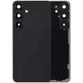 Back Cover Glass With Camera Lens For Samsung Galaxy S25 Plus 5G (No Logo) (Aftermarket Plus) (Blue Black)