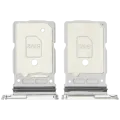Dual Sim Card Tray For Samsung Galaxy S25 Ultra (Titanium White Silver)