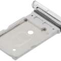 Dual Sim Card Tray For Samsung Galaxy S25 Ultra (Titanium White Silver)