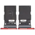 Single Sim Card Tray For Samsung Galaxy S25 / S25 Plus (Premium) (Coral Red)