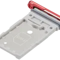 Dual Sim Card Tray For Samsung Galaxy S25 / S25 Plus (Premium) (Coral Red)