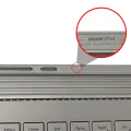 Top Case with Keyboard (ANSI US) For Microsoft Surface Book 1 13.5" (1704) (Silver)