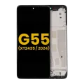 LCD Assembly With Frame For Motorola Moto G55 5G (XT2435 / 2024) (Refurbished) (All Colors)