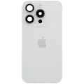 Back Glass w/ MagSafe Magnet & NFC & Flashlight Flex For iPhone 15 Pro (Service Pack) (White Titanium)