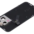 Back Glass w/ MagSafe Magnet & NFC & Flashlight Flex For iPhone 15 Pro (Service Pack) (White Titanium)