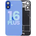 Back Glass w/ MagSafe Magnet & NFC & Flashlight Flex For iPhone 16 Plus (Service Pack) (Ultramarine)
