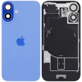 Back Glass w/ MagSafe Magnet & NFC & Flashlight Flex For iPhone 16 Plus (Service Pack) (Ultramarine)