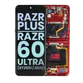 Main OLED Assembly For Motorola Razr Plus / Razr 60 Ultra (XT2551 / 2025) (Genuine OEM) (Rio Red)