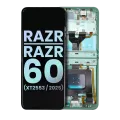 OLED Assembly With Frame For Motorola Razr / Razr 60 (XT2553 / 2025) (Genuine OEM) (Spring Bud)