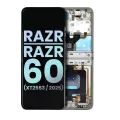 OLED Assembly With Frame For Motorola Razr / Razr 60 (XT2553 / 2025) (Genuine OEM) (Lightest Sky)