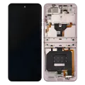OLED Assembly With Frame For Motorola Razr / Razr 60 (XT2553 / 2025) (Genuine OEM) (Parfait Pink)