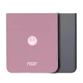 Base Back Cover Glass For Motorola Razr / Razr 60 (XT2553 / 2025) (Genuine OEM) (Parfait Pink)