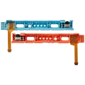 Plastic Rail (Right+Left) With Flex Cable for Nintendo Switch 2 (Blue/ Orange)