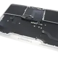 Top Case with Battery and Keyboard (ISO UK) For MacBook Pro 13" A2289 (2020) (Silver)