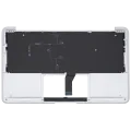 Top Case with Keyboard (ISO UK) and Microphone For MacBook Air 13" A1466 (2013-2017) (Used OEM Pull: Grade B/C)