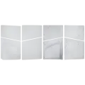 Faceplate Cover (Top & Bottom) For Sony PlayStation 5 Slim Disc Edition (White)