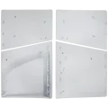 Faceplate Cover (Top & Bottom) For Sony PlayStation 5 Slim Disc Edition (White)