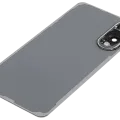 Back Cover Glass With Camera Lens For Samsung Galaxy S25 Edge (No Logo) (Aftermarket Plus) (Titanium Silver)