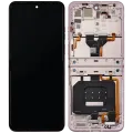 OLED Assembly With Frame For Motorola Razr 2025 / Razr 60 (XT2553 / 2025) (Refurbished) (Parfait Pink)
