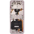 OLED Assembly With Frame For Motorola Razr 2025 / Razr 60 (XT2553 / 2025) (Refurbished) (Parfait Pink)