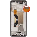 OLED Assembly With Frame For Motorola Edge 60 Pro (XT2507 / 2025) (Refurbished) (Shadow)