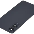 Back Cover Glass With Camera Lens For Samsung Galaxy S25 Edge (No Logo) (Aftermarket Plus) (Titanium Jetblack)