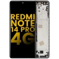 OLED Assembly With Frame For Xiaomi Redmi Note 14 Pro 4G (Refurbished) (Midnight Black)
