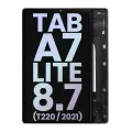 LCD Assembly With Frame For Samsung Galaxy Tab A7 Lite 8.7" (T220) (2021) (WiFi Version) (Service Pack) (Black)