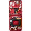 OLED Assembly With Frame For Motorola Razr Ultra 2025 (XT2551 / 2025) / Razr 60 Ultra (XT2551 / 2025) (Refurbished) (Rio Red)