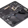 Inner OLED Assembly With Frame For Google Pixel 9 Pro Fold (Refurbished) (Obsidian)