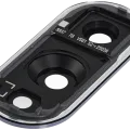 Back Camera Lens With Cover Bezel Ring For Samsung Galaxy S25 Edge (Titanium Silver)