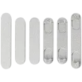 Hard Buttons (Power / Volume) For iPad Pro 11" 5th Gen (2024) / iPad Pro 13" 7th Gen (2024) / Pro 11" 6th Gen (2025) / Pro 13" 8th Gen (2025) (Silver)