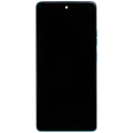 LCD Assembly With Frame For Motorola Moto G75 5G (XT2437 / 2024) (Refurbished) (Aqua Blue)