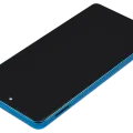 LCD Assembly With Frame For Motorola Moto G75 5G (XT2437 / 2024) (Refurbished) (Aqua Blue)