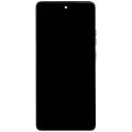 LCD Assembly With Frame For Motorola Moto G75 5G (XT2437 / 2024) (Refurbished) (Charcoal Gray)