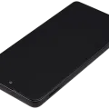 LCD Assembly With Frame For Motorola Moto G75 5G (XT2437 / 2024) (Refurbished) (Charcoal Gray)