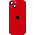 Back Glass w/ MagSafe Magnet & NFC & Flashlight Flex For iPhone 14 (Service Pack) (Red)