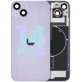 Back Glass w/ MagSafe Magnet & NFC & Flashlight Flex For iPhone 14 Plus (Service Pack) (Purple)