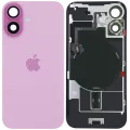 Back Glass w/ MagSafe Magnet & NFC & Flashlight Flex For iPhone 16 (Service Pack) (Pink)