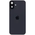 Back Glass w/ MagSafe Magnet & NFC & Flashlight Flex For iPhone 16 Plus (Service Pack) (Black)