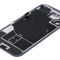 Back Glass w/ MagSafe Magnet & NFC & Flashlight Flex For iPhone 16 Plus (Service Pack) (Black)