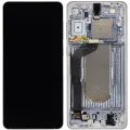 OLED Assembly With Frame For Samsung Galaxy S25 Edge (Refurbished) (Titanium Silver)