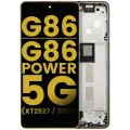 OLED Assembly With Frame For Motorola Moto G86 / G86 Power 5G (XT2527 / 2025) (Refurbished) (Golden Cypress)