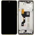 OLED Assembly With Frame For Motorola Moto G86 / G86 Power 5G (XT2527 / 2025) (Refurbished) (Golden Cypress)