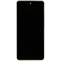 OLED Assembly With Frame For Motorola Moto G86 / G86 Power 5G (XT2527 / 2025) (Refurbished) (Golden Cypress)