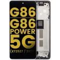 OLED Assembly With Frame For Motorola Moto G86 / G86 Power 5G (XT2527 / 2025) (Refurbished) (Cosmic Sky)