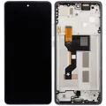 OLED Assembly With Frame For Motorola Moto G86 / G86 Power 5G (XT2527 / 2025) (Refurbished) (Cosmic Sky)