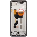 OLED Assembly With Frame For Motorola Moto G86 / G86 Power 5G (XT2527 / 2025) (Refurbished) (Cosmic Sky)