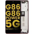 OLED Assembly With Frame For Motorola Moto G86 / G86 Power 5G (XT2527 / 2025) (Refurbished) (Chrysanthemum)